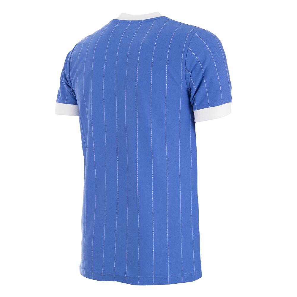 Retro Voetbalshirt - Heren - DDR 1985 - Blauw 3/7