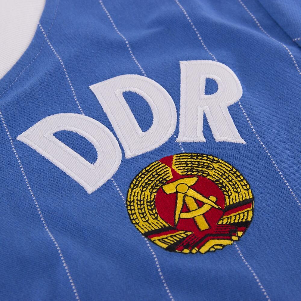 Retro Voetbalshirt - Heren - DDR 1985 - Blauw 4/7