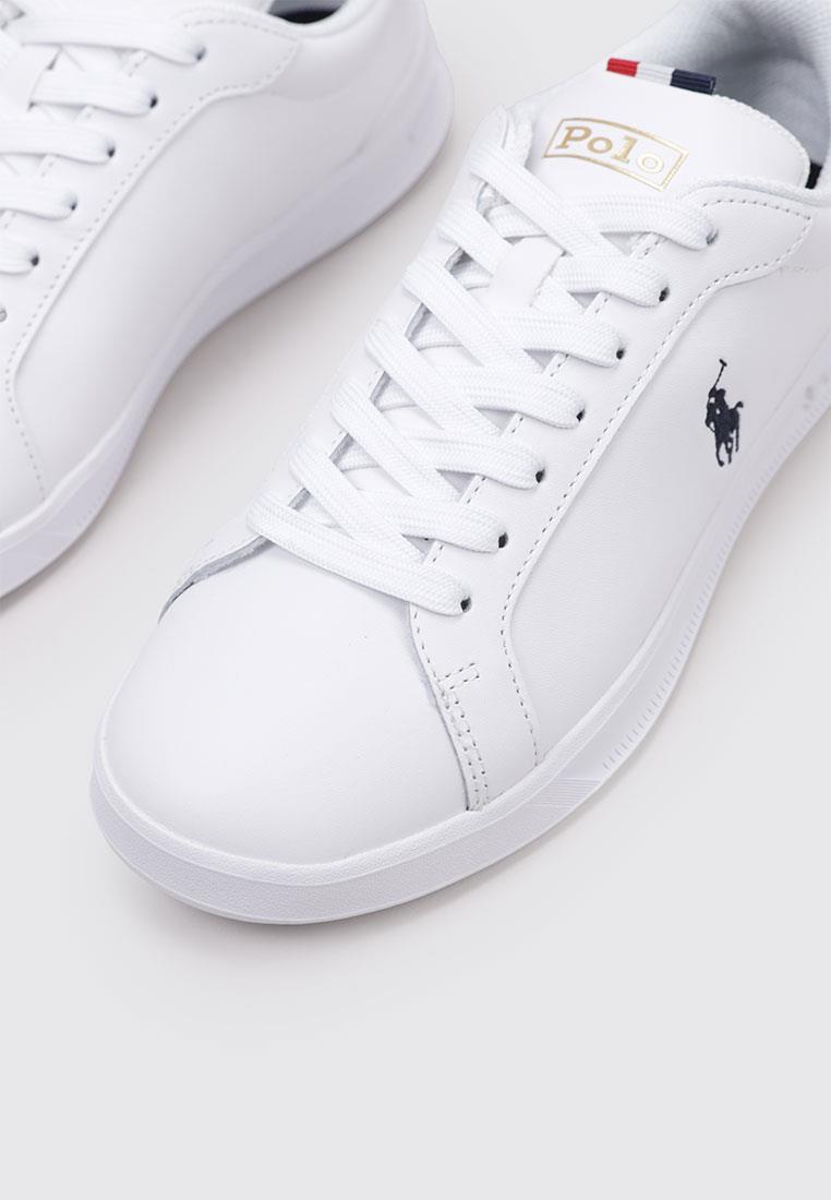 Baskets Ralph Lauren Modèle Hrt Ct Ii Couleur Blanc 3/5