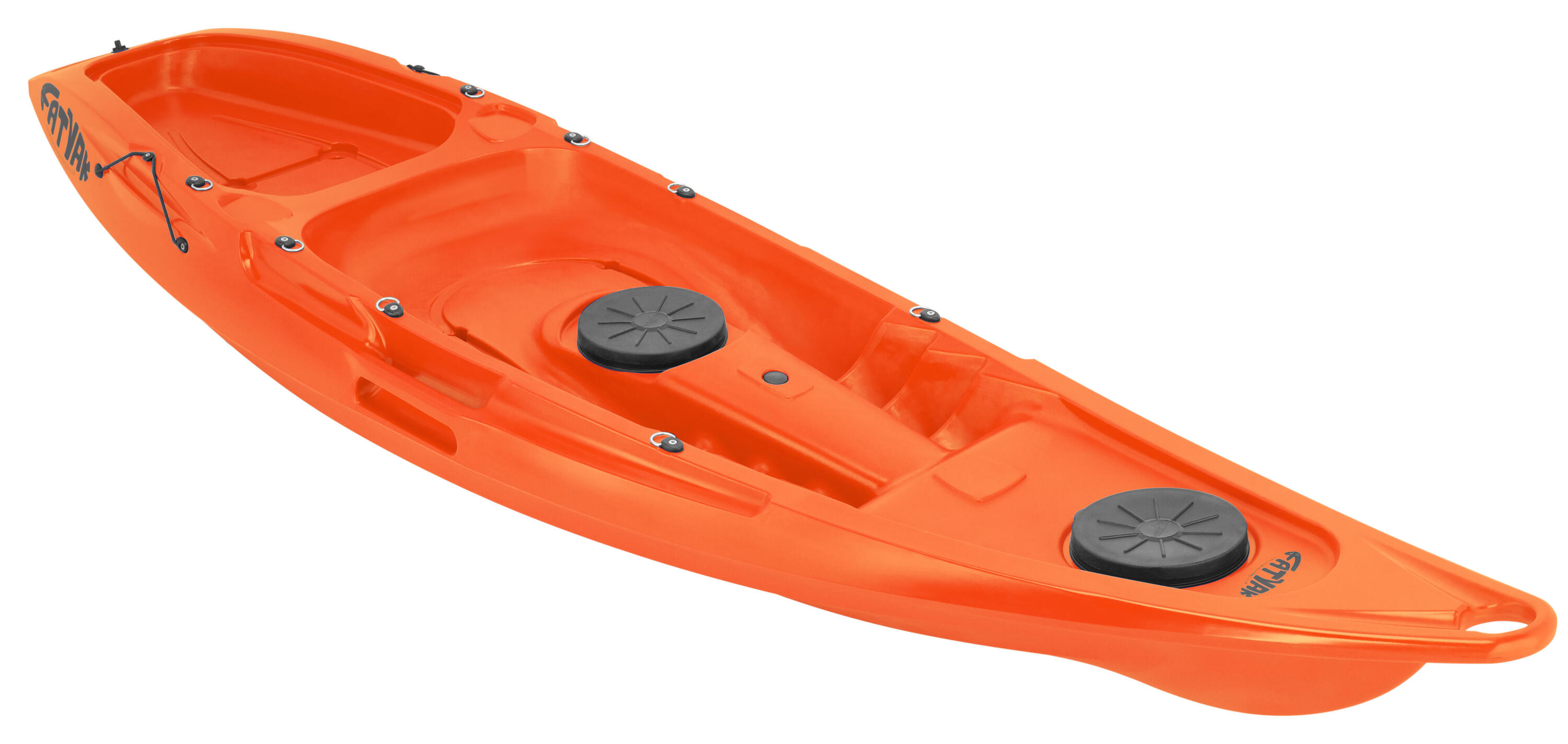 FATYAK KAAFU 1-PERSON RIGID KAYAK - ORANGE Recyclable