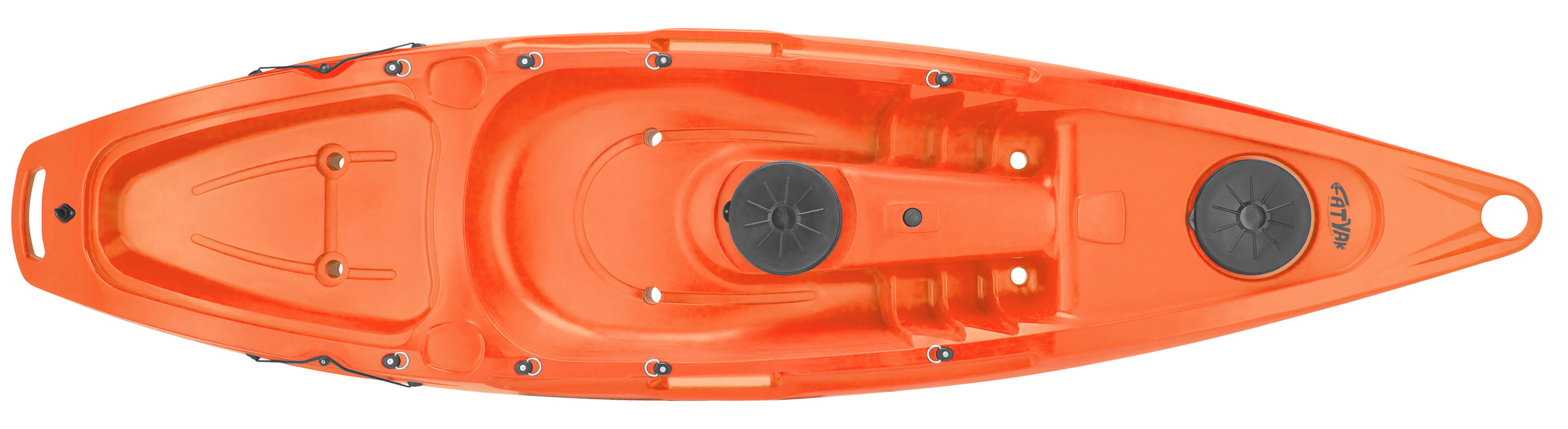 KAAFU 1-PERSON RIGID KAYAK PACKAGE - ORANGE 2/7