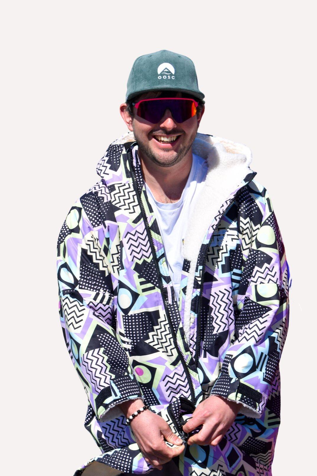 Saved By The Bell with Cream Sherpa Changing Robe 4/5