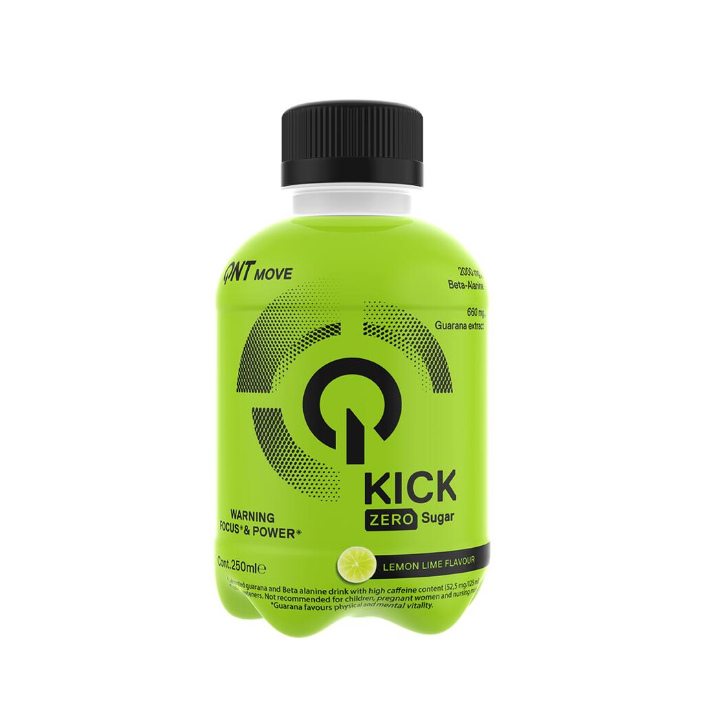 QNT KICK DRINK - Limone e lime a zero zucchero - 250 ml