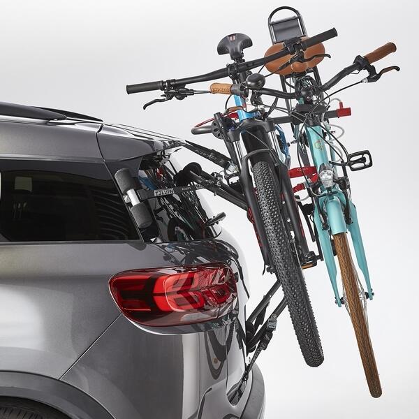 Porte velo de coffre vae pour 2 velos avec emplacement avec antivol homologue MOTTEZ Decathlon