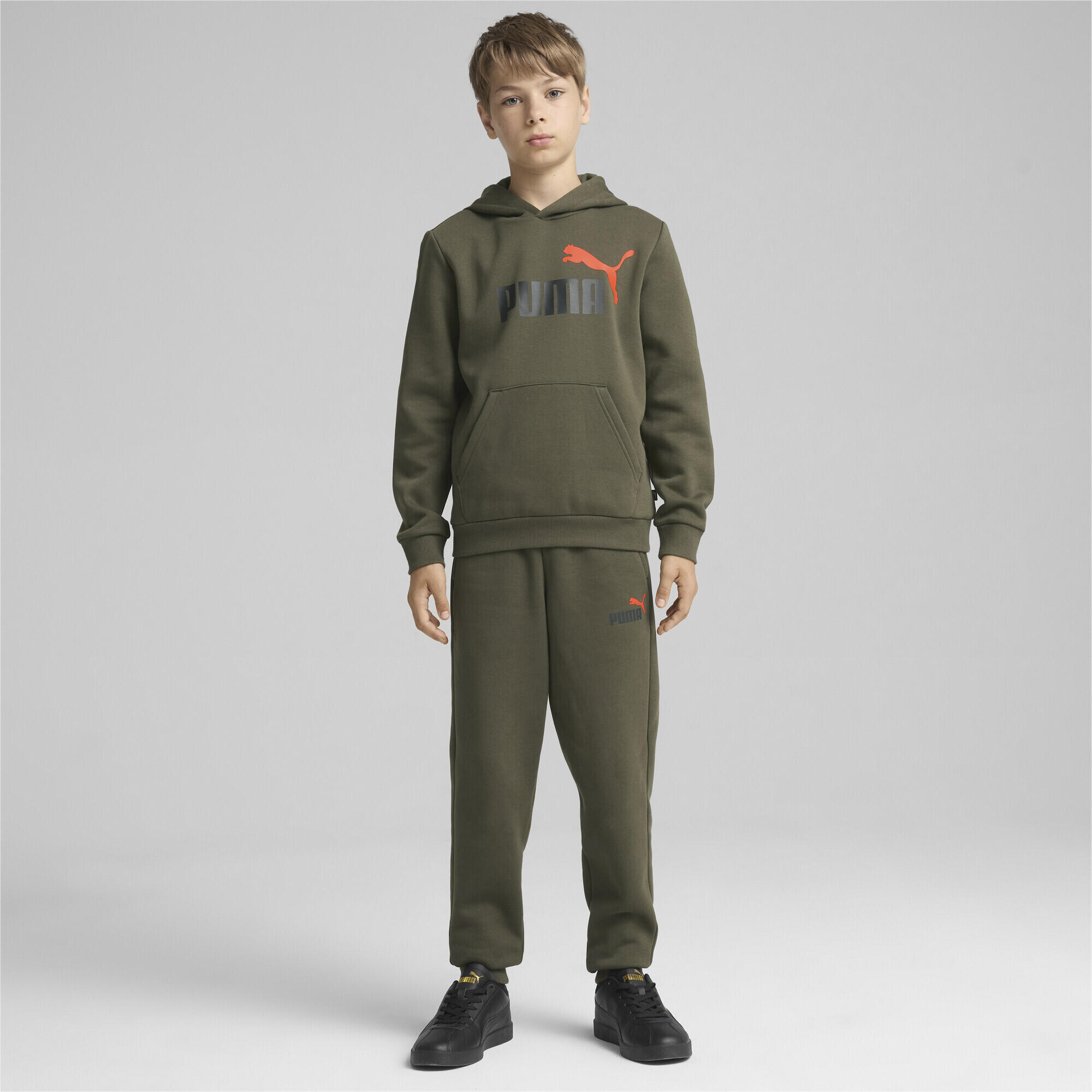 Hoodie bicolore à gros logo Essentials+  Enfant et Adolescent PUMA 2/6