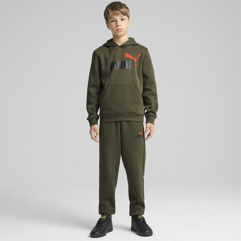 Pantalon bicolore à gros logo Essentials+ Enfant et Adolescent PUMA