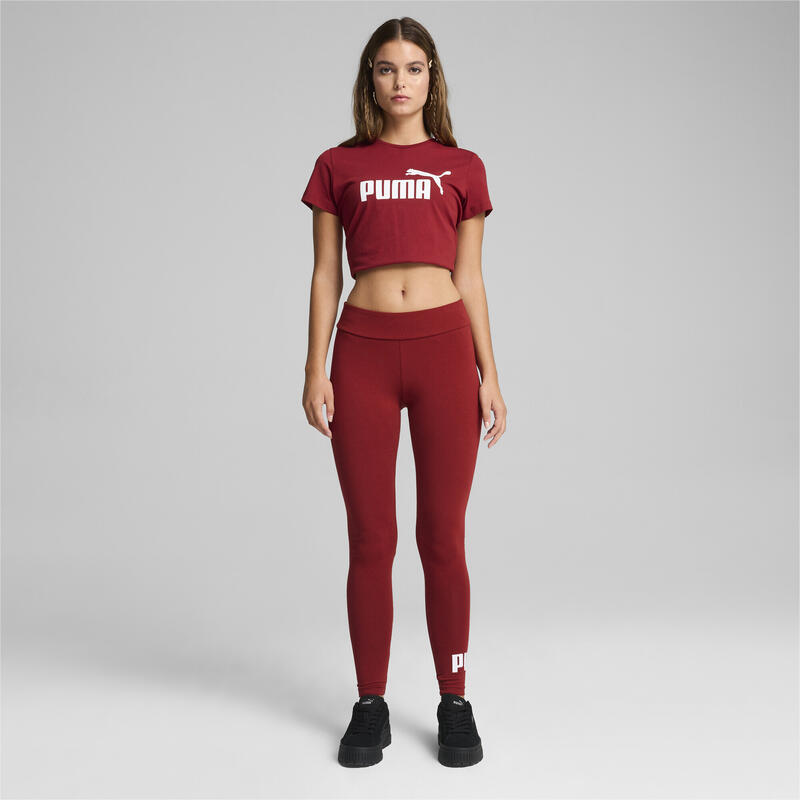 Essentials Logo legging voor dames PUMA Intense Red