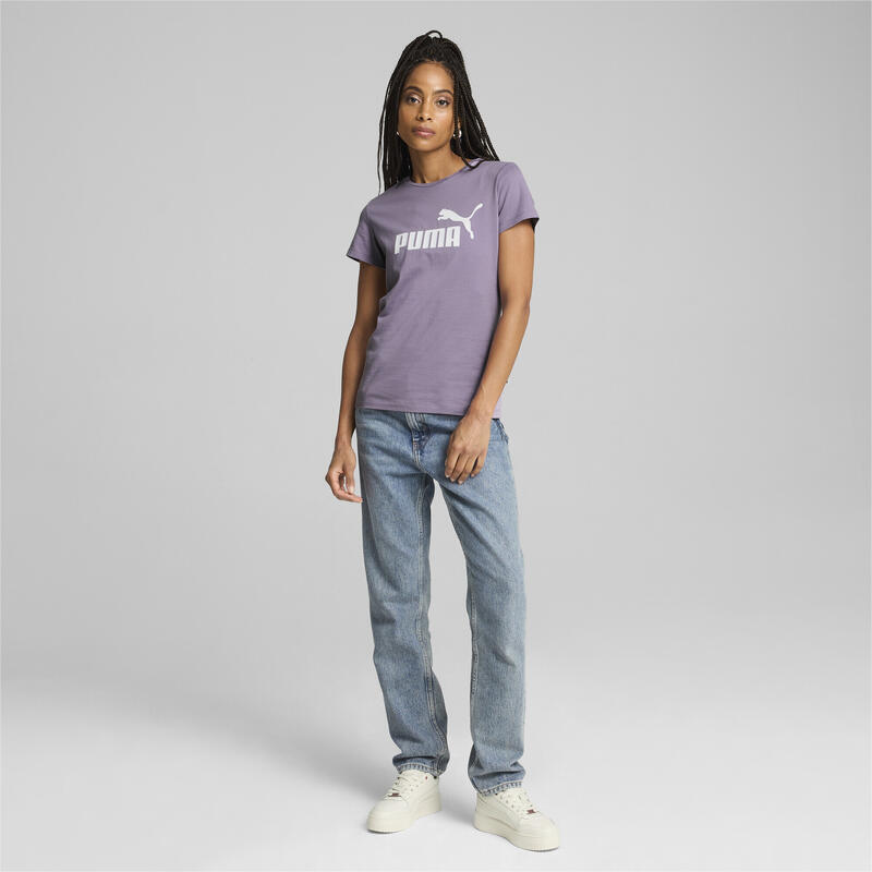 T-shirt con logo Essentials da donna PUMA Pale Plum Purple