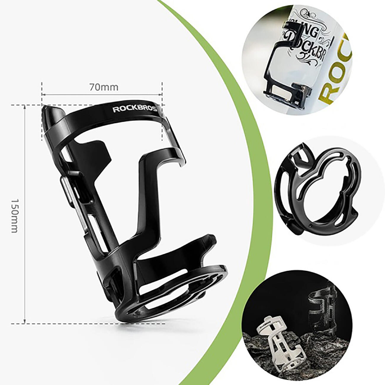 Rockbros bidonhouder voor op de fiets 6/7