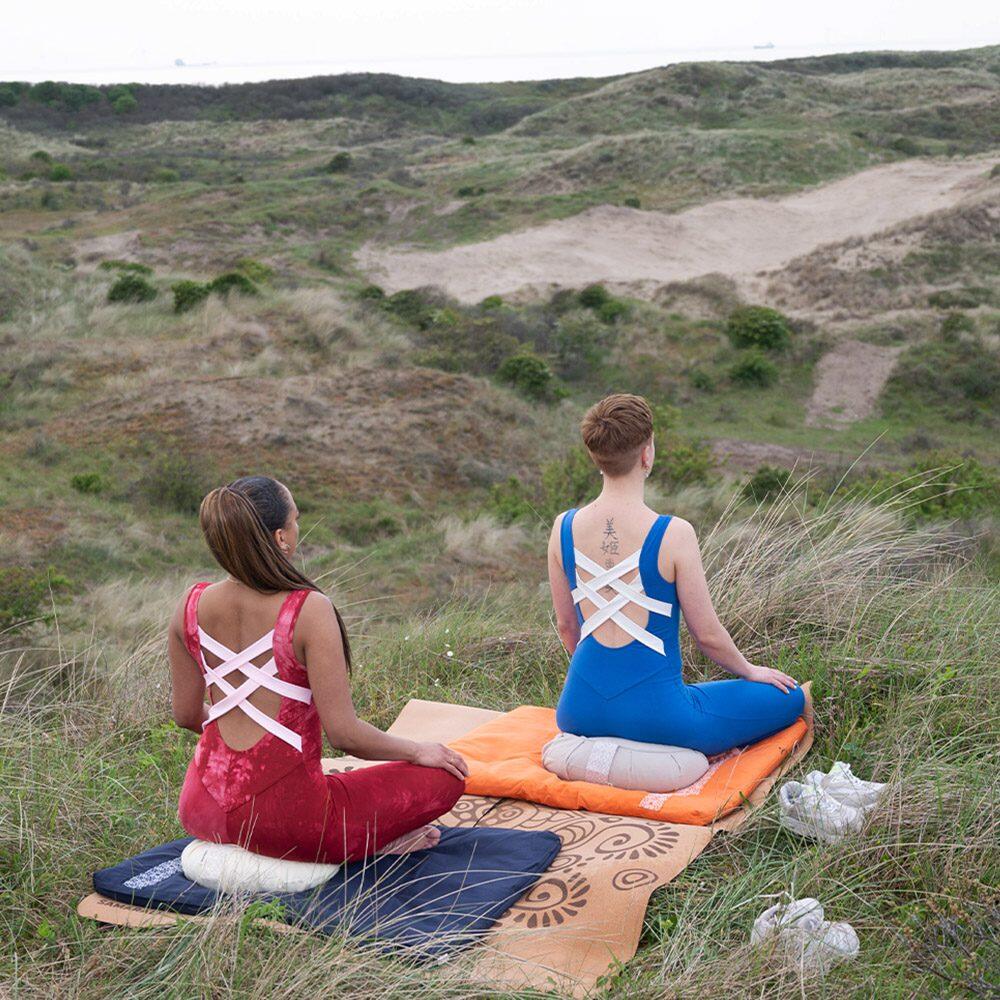 Tapete de Meditação Zabuton Laranja 7/7