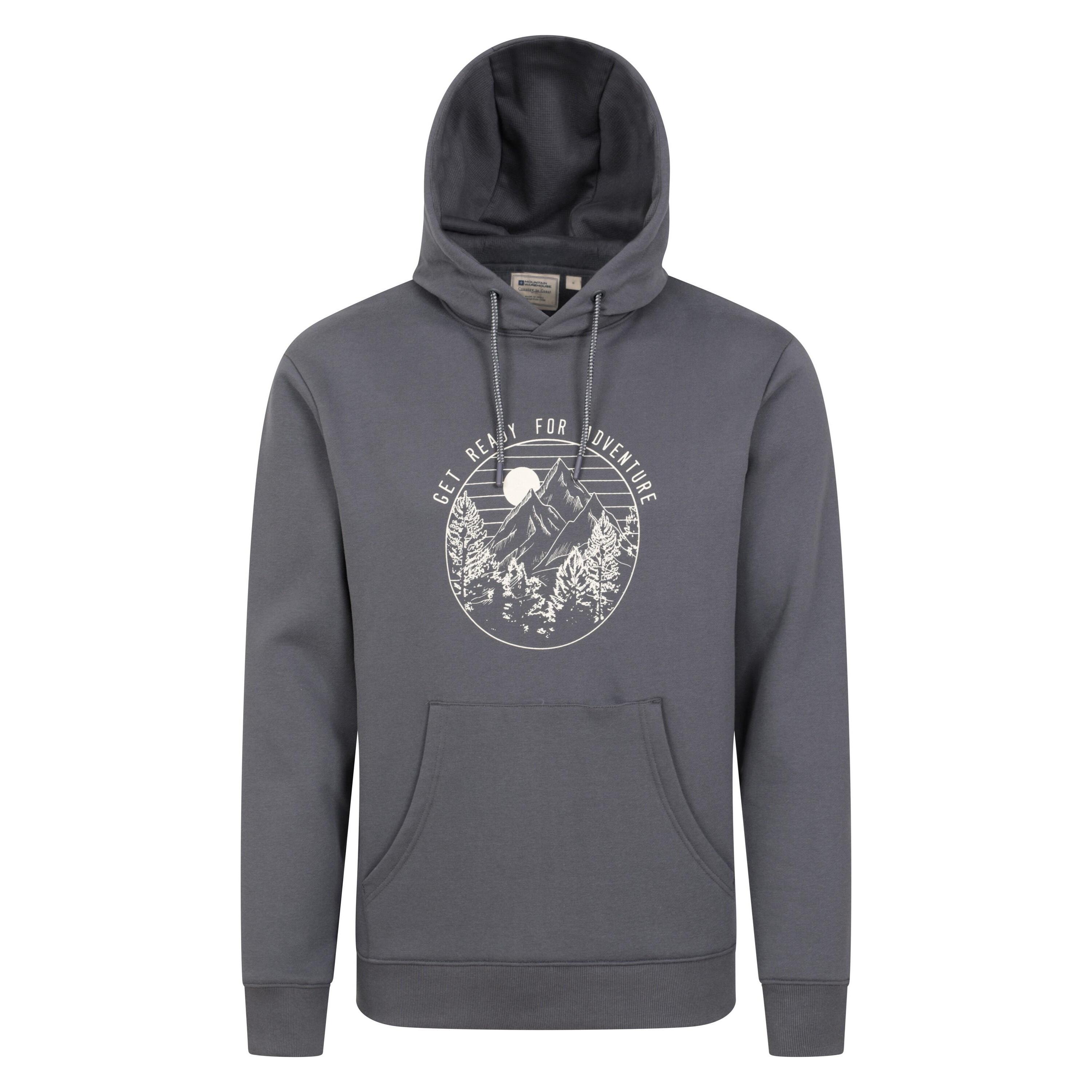 Mountain Warehouse Mens Get Ready For Adventure Hoodie