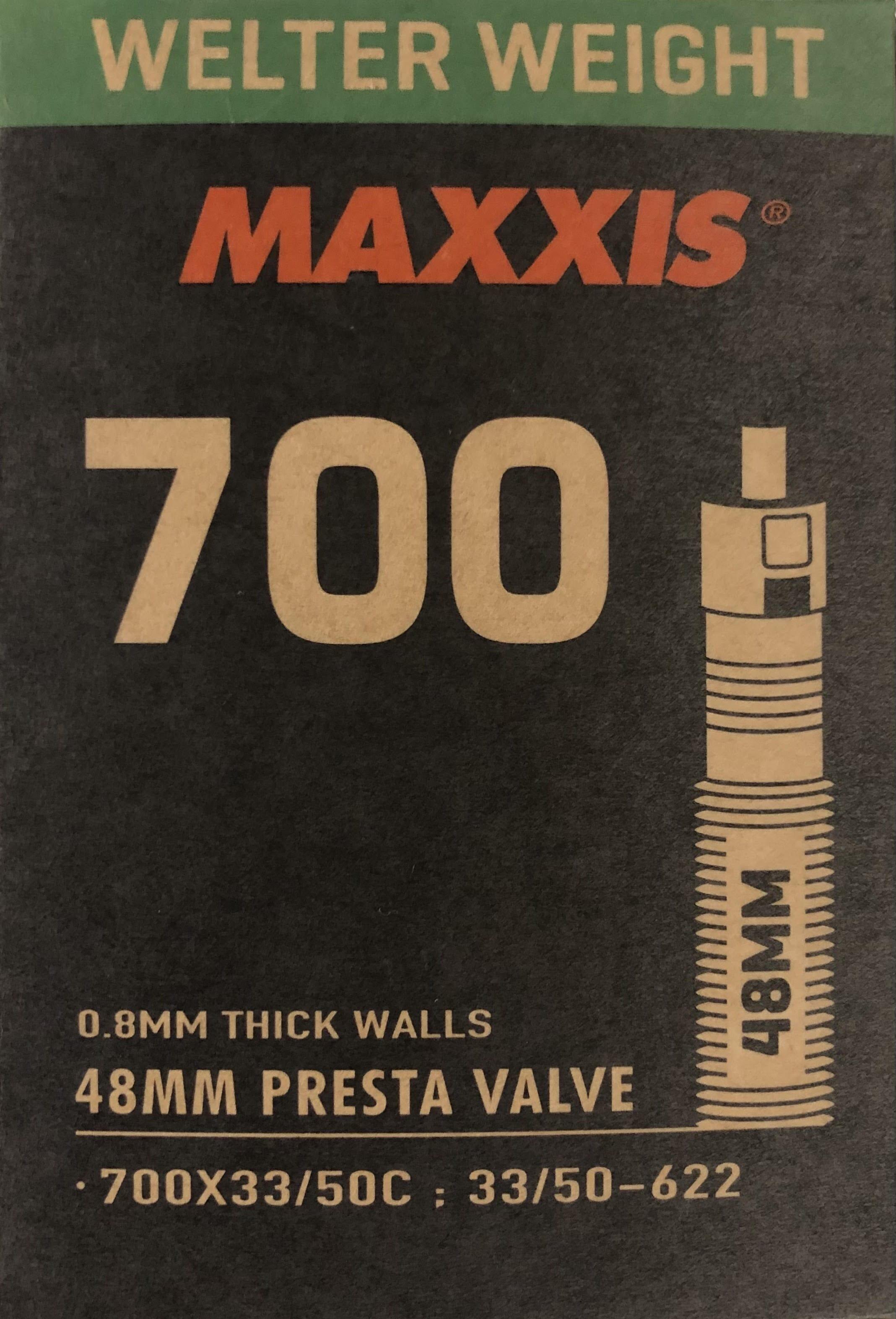 MAXXIS Tube Welter Weight 700 X 33/50C Presta FV SEP