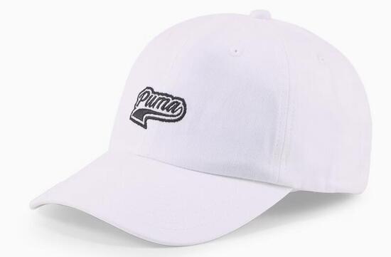 Casquette de Sport Puma Script Logo Blanc