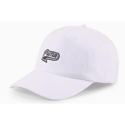 Casquette de Sport Puma Script Logo Blanc