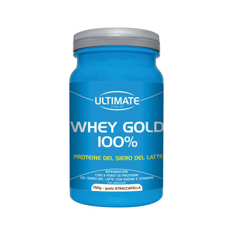 ULTIMATE ITALIA Integratore alimentare - WHEY GOLD 100% STRACCIATELLA - 750g