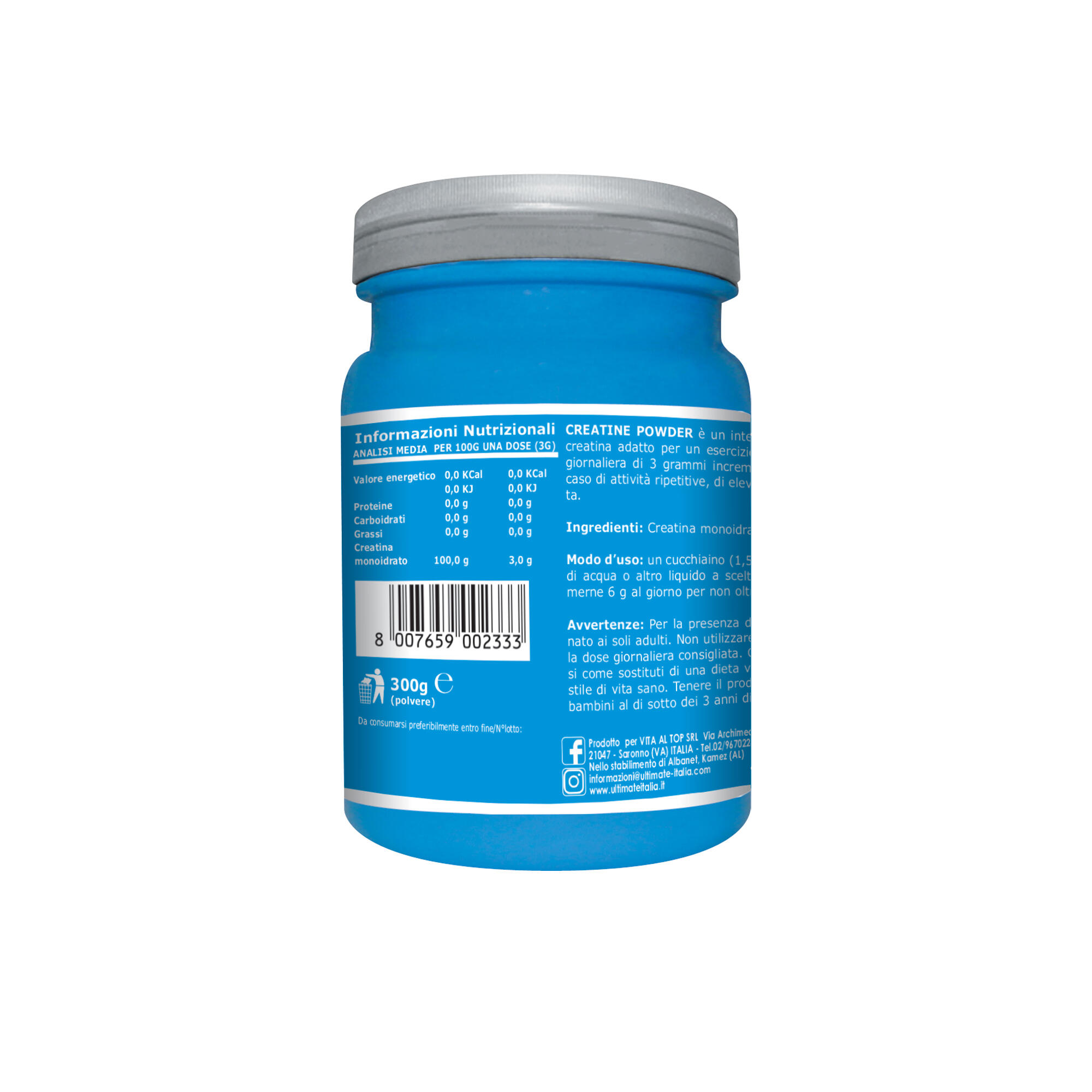 Integratore alimentare - CREATINE POWDER - 300g 3/7