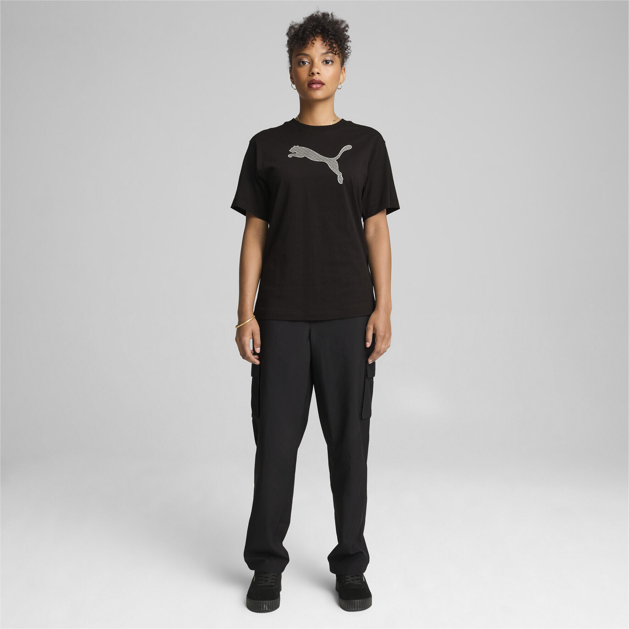Pantalon cargo tissé PUMA POWER Femme PUMA Black 4/7