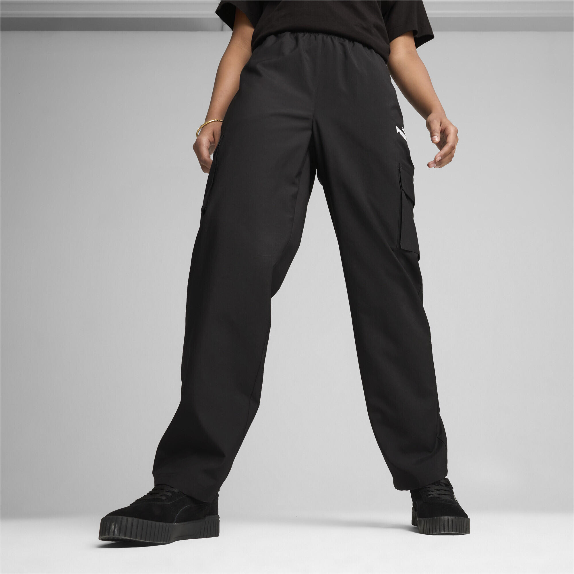 Pantalon cargo tissé PUMA POWER Femme PUMA Black 5/7