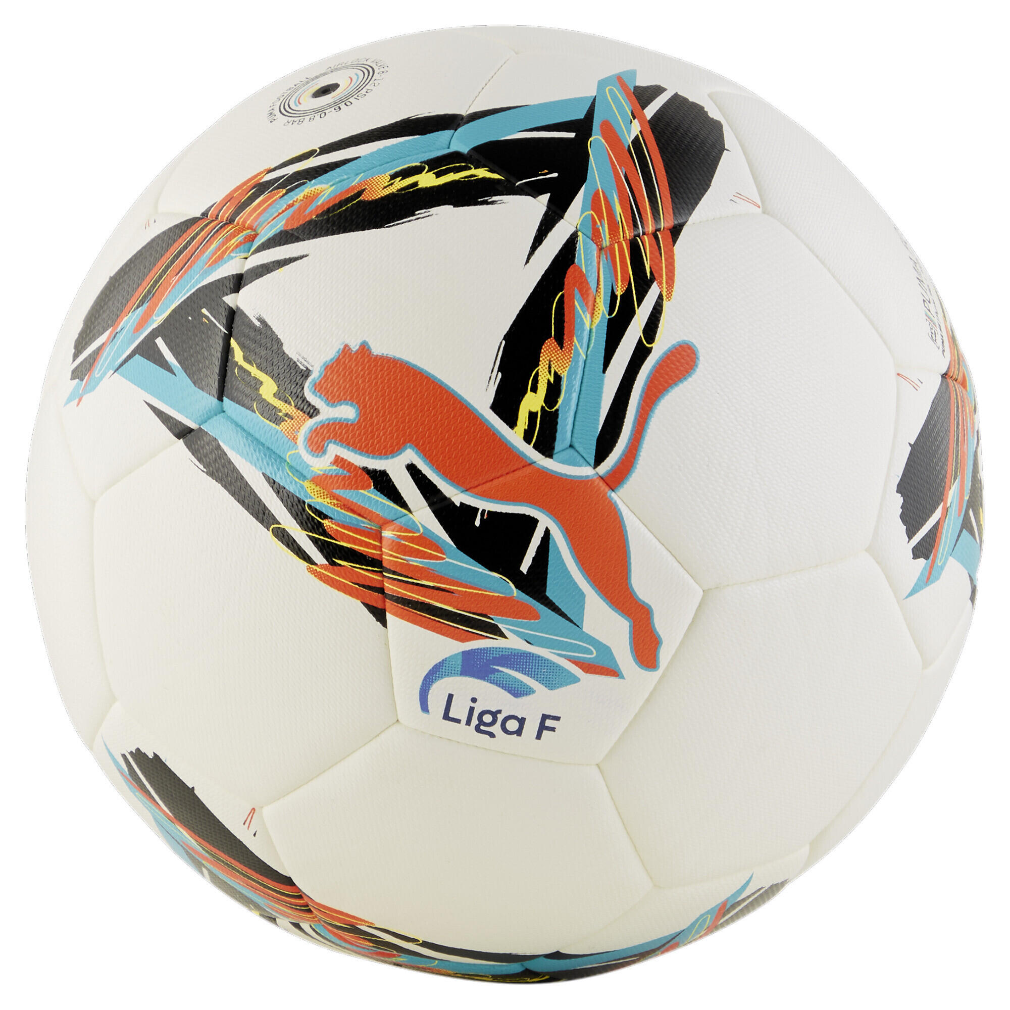 Pallone da calcio ibrido Orbita Liga F PUMA White Multicolor 4/4