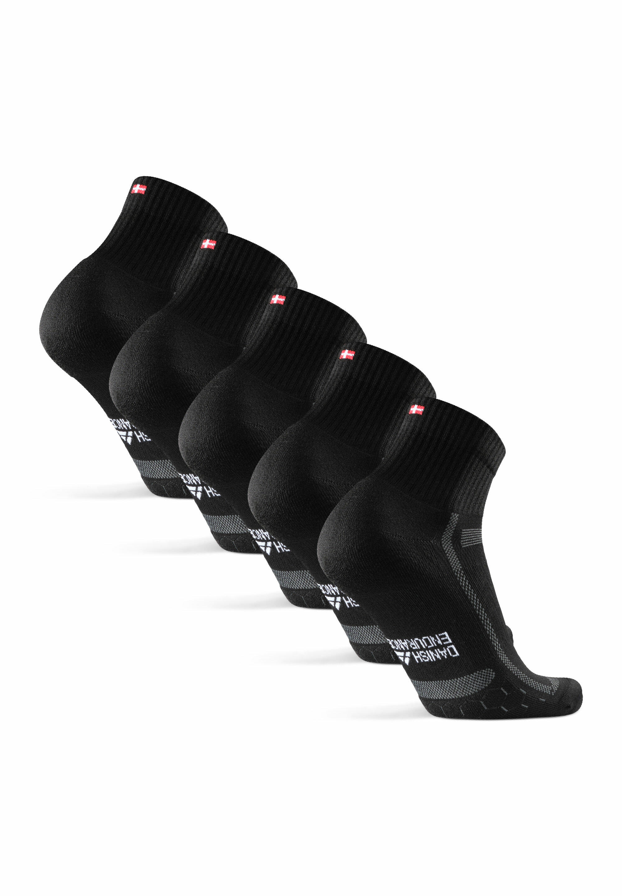 Calzini Da Corsa DANISH ENDURANCE Uomo - Antiscivolo, Ammortizzati, 2 Paia, Made In Europe - Foto 6