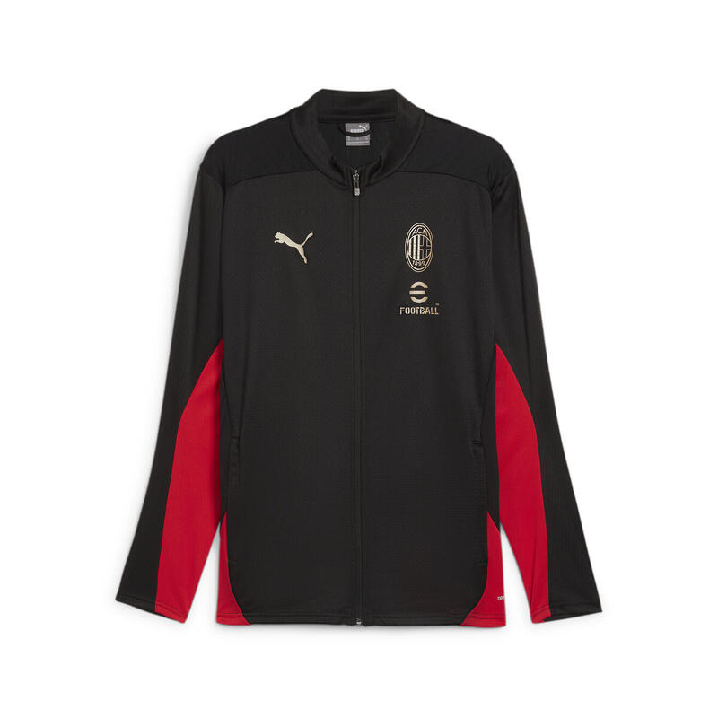 Pánská tréninková bunda AC Milán PUMA Black For All Time Red