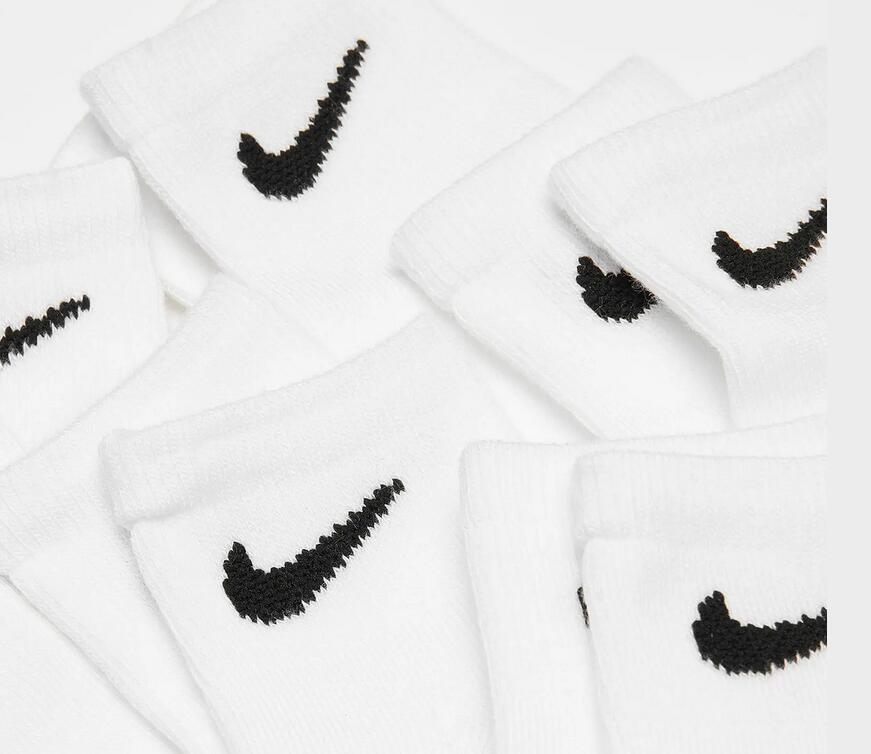 Sei paia di calzini nike basic pack ankle - bianco 2/2