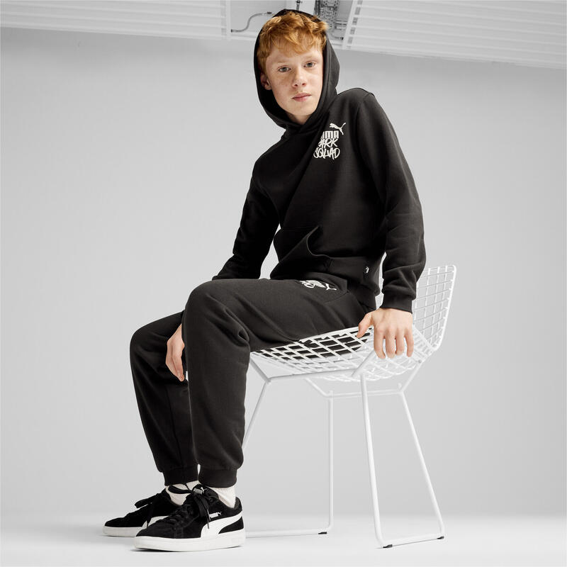 ESS+ MID 90s hoodie voor jongeren PUMA Black