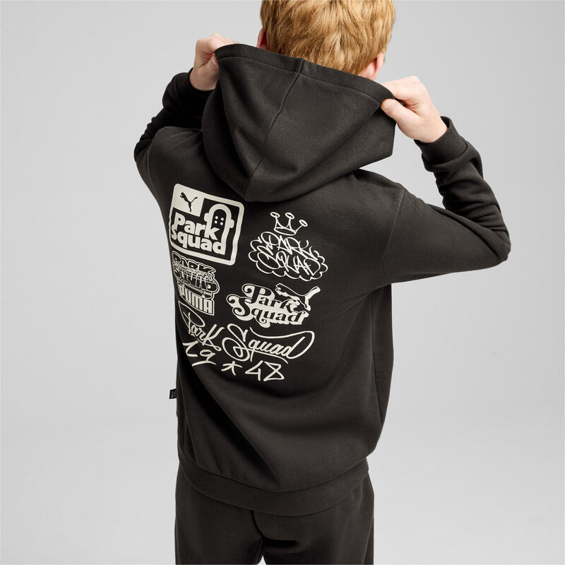 ESS+ MID 90s hoodie voor jongeren PUMA Black