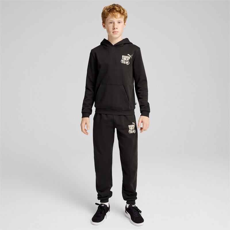 ESS+ MID 90s hoodie voor jongeren PUMA Black