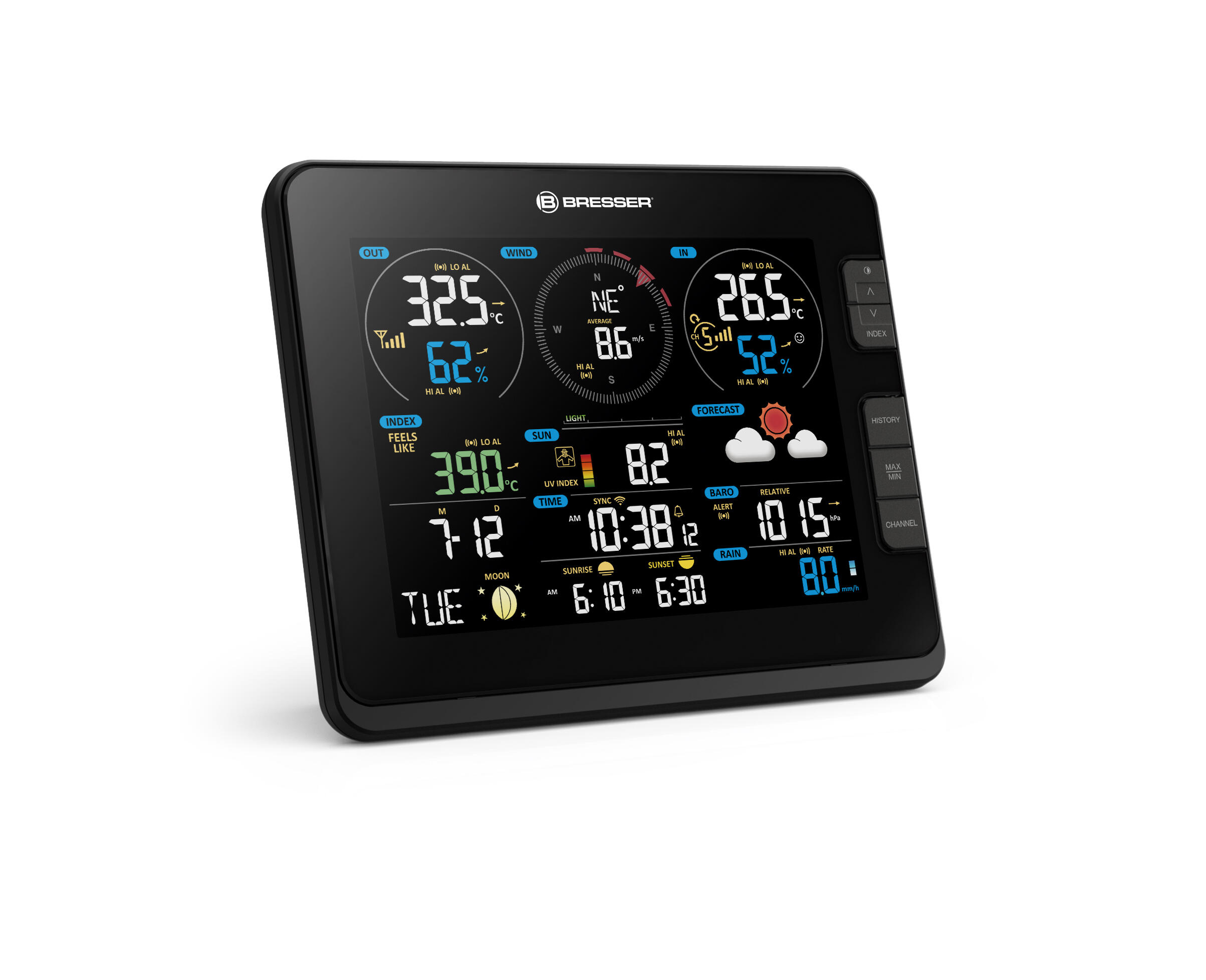 Station de base supplémentaire/de rechange  pour station météo WiFi professionne 4/4
