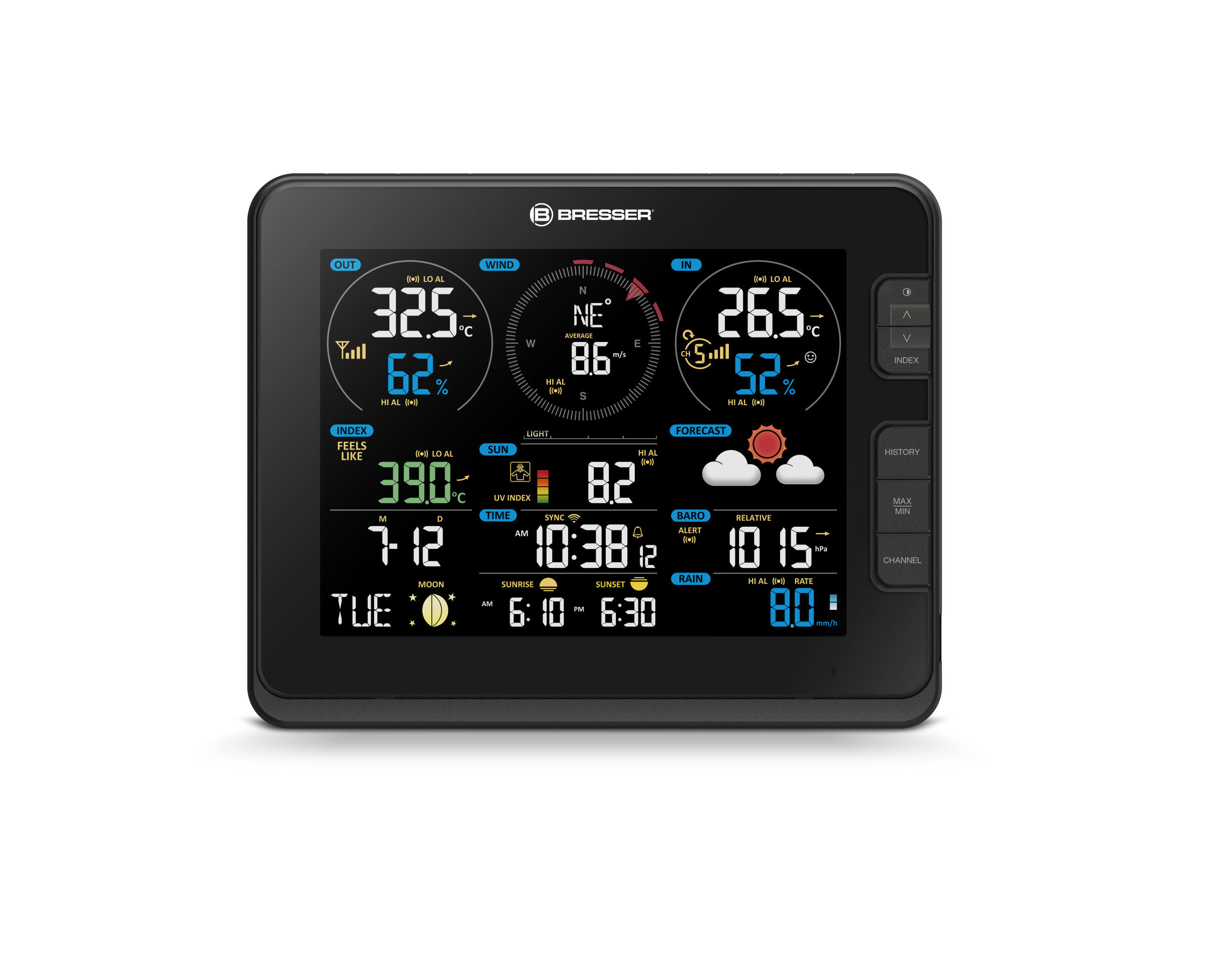 Station de base supplémentaire/de rechange  pour station météo WiFi professionne 2/4