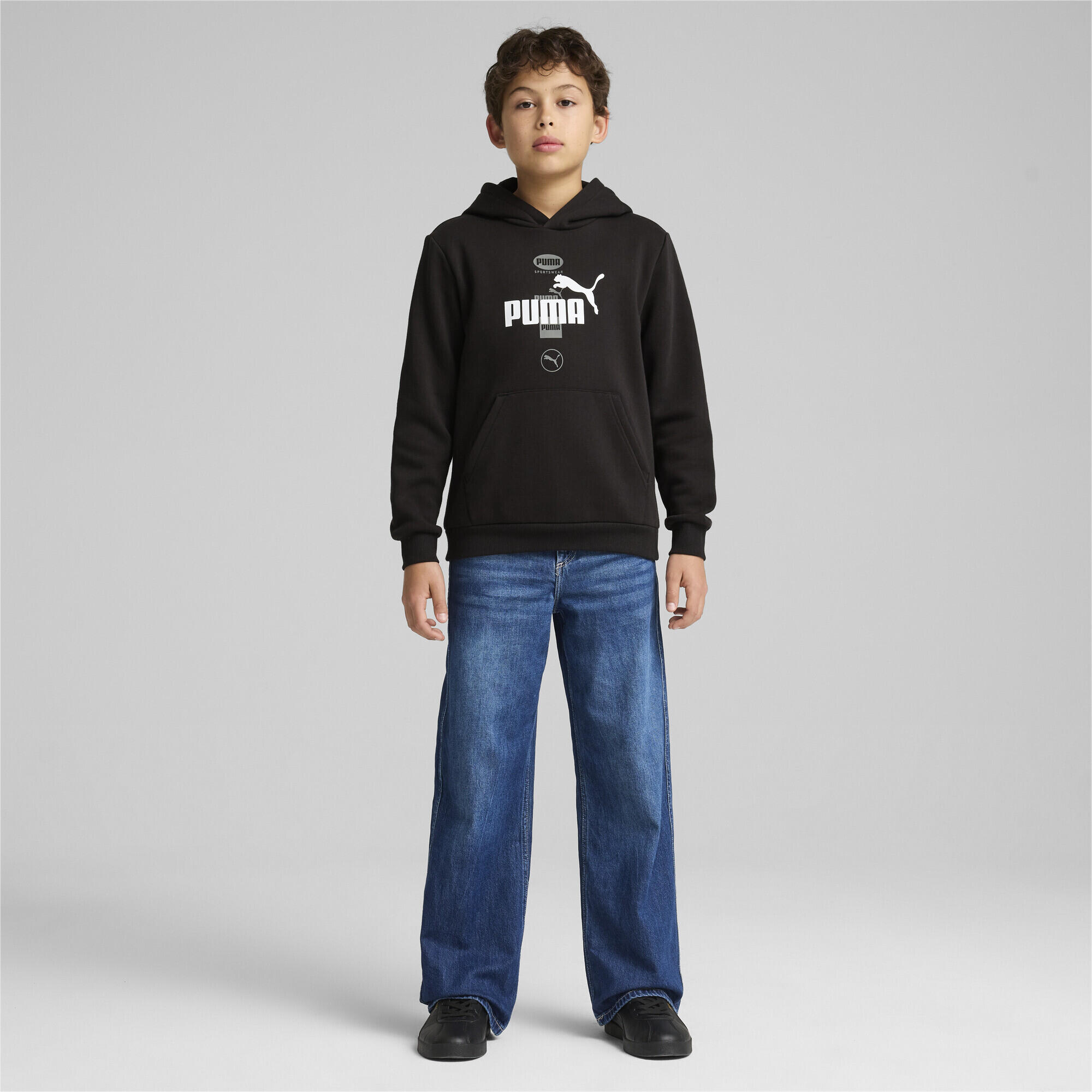 Hoodie à imprimés PUMA POWER Enfant et Adolescent PUMA Black 3/7