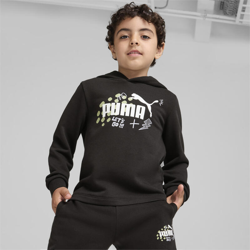 ESS+ PUMA hoodie voor kinderen PUMA Black