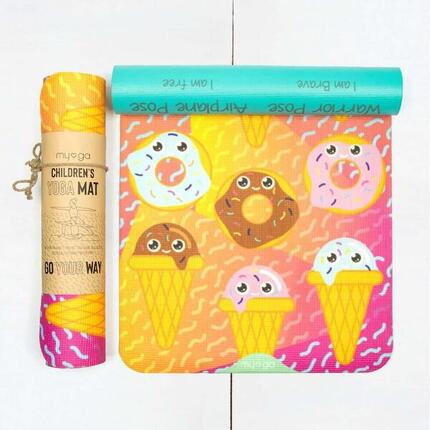 Tapis de yoga Myga pour enfants - Sweet Tooth 6 mm