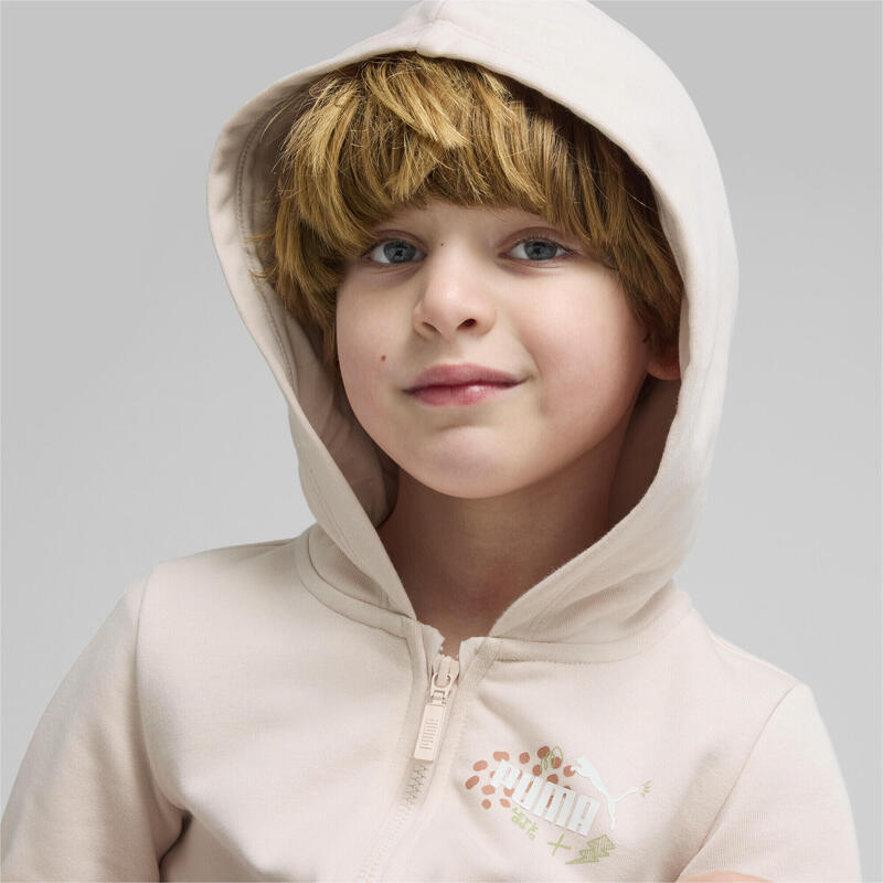 Felpa con cappuccio ESS+ per bambini PUMA Island Pink