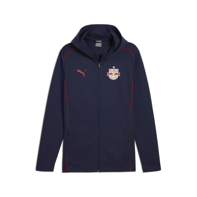 Chaqueta con capucha FC Red Bull Salzburg Casuals Hombre PUMA Navy Red Blue