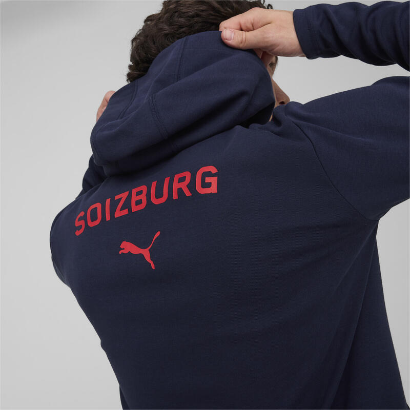 FC Red Bull Salzburg Casuals kapucnis dzseki Férfiak PUMA Navy Red Blue