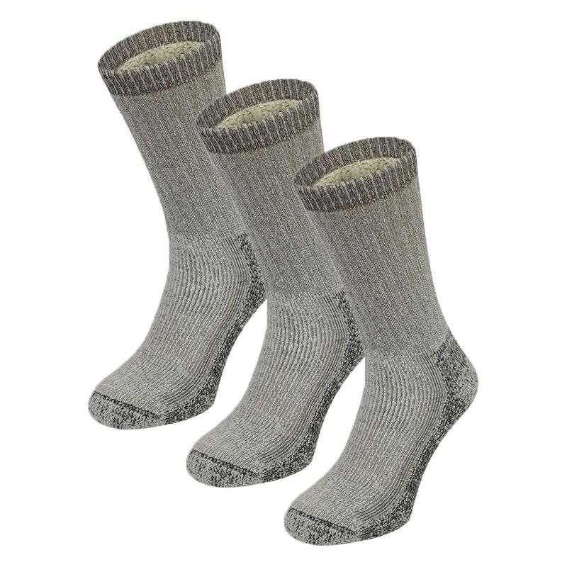 Lot de 3 paires de chaussettes épaisses en laine mérinos S5 46/48