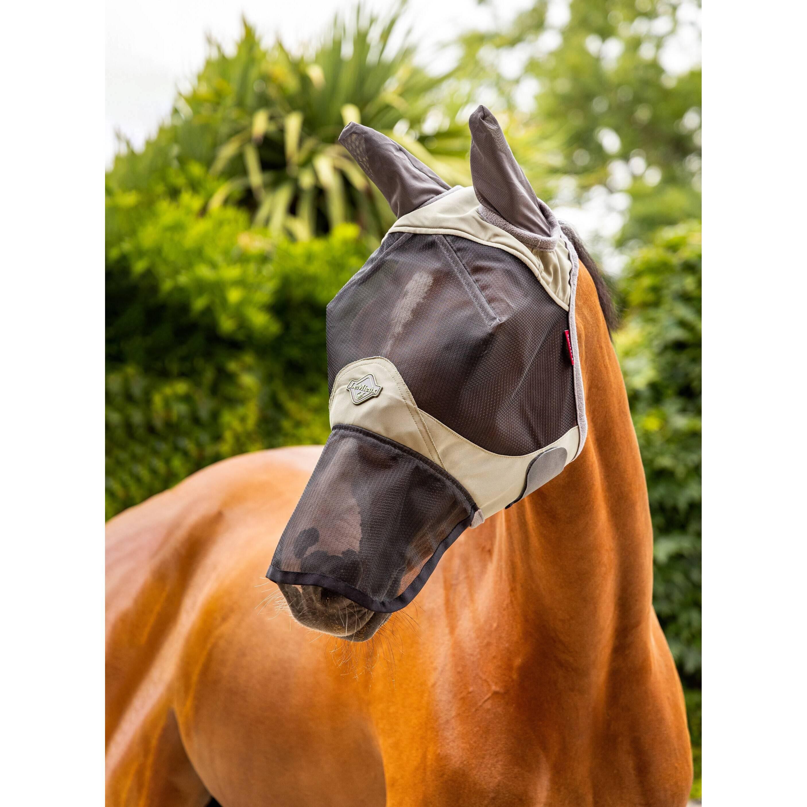 Anti-vliegenmasker voor paarden LeMieux Visor-Tek 2/4