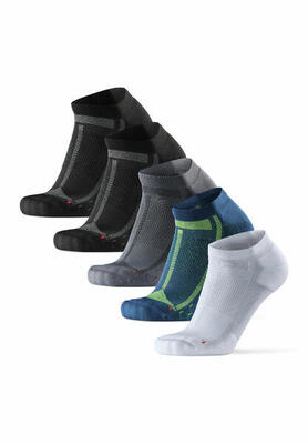 Laufsocken Long Distance Low-Cut mehrfarbig