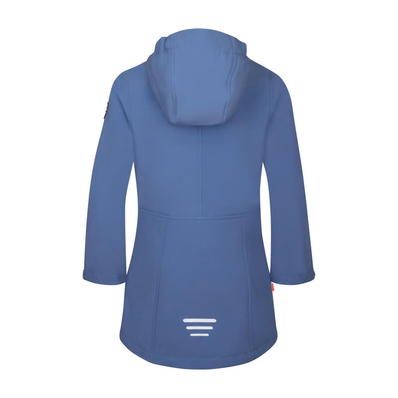 Manteau Softshell fille Kristiansand Bleu Lotus/Marine