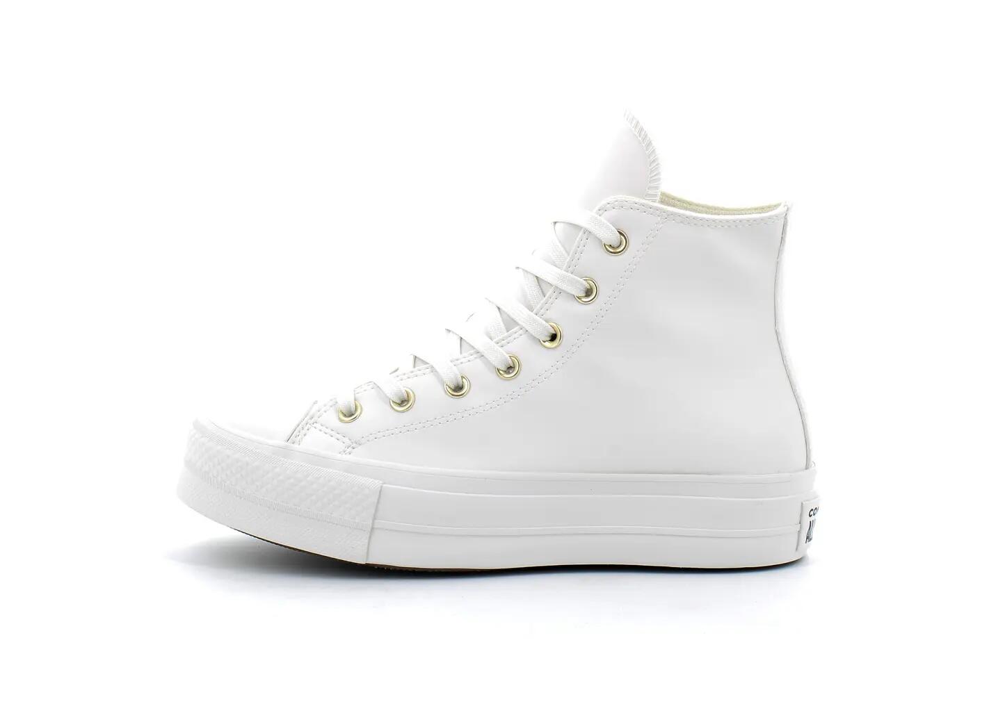 Chuck Taylor All Star Lift Platform Mono White 3/4