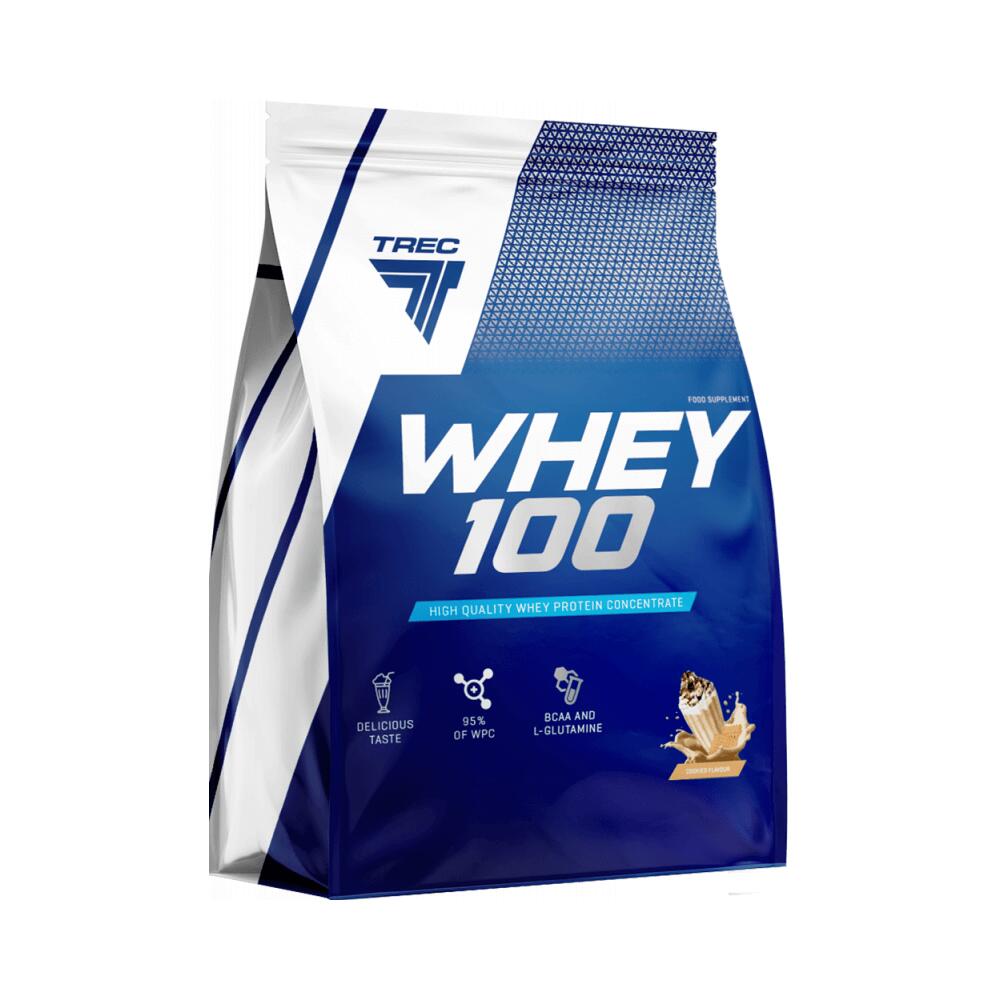 Trec Nutrition - Trec Nutrition Whey 100 (2275g) Cookies - Protéines - Whey Protéine - Decathlon