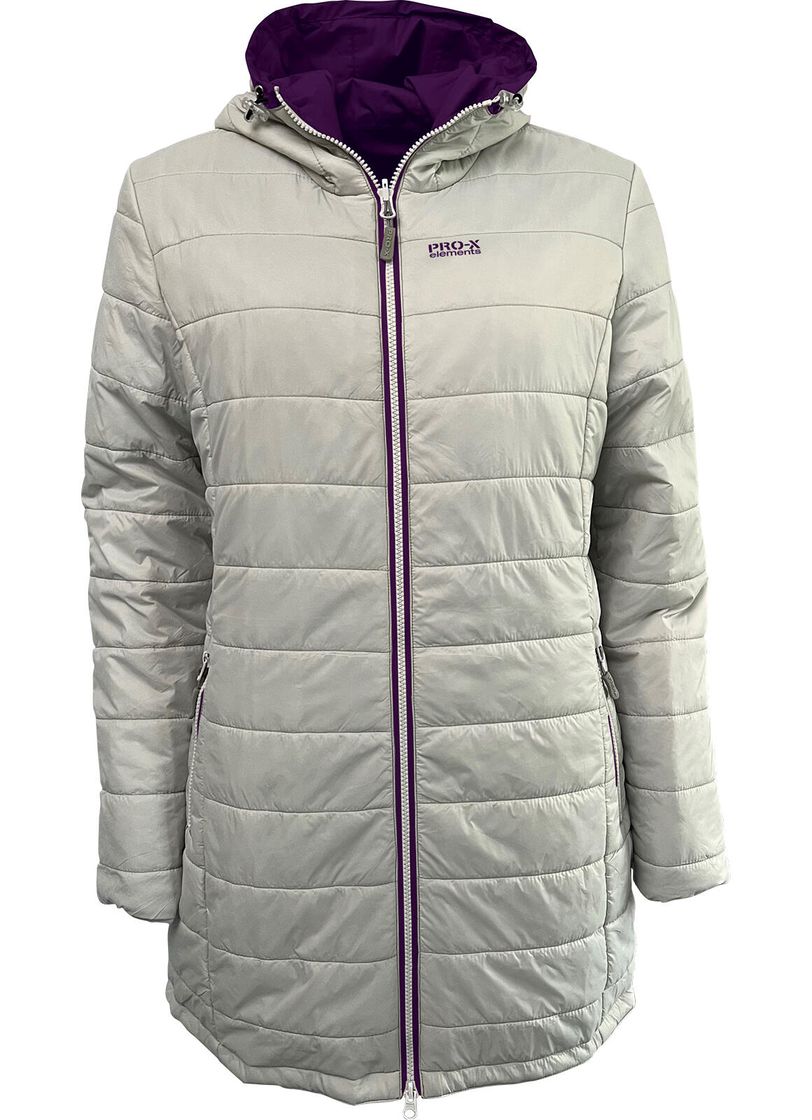 PRO-X ELEMENTS Damen Wendemantel IDA Nebelgrau