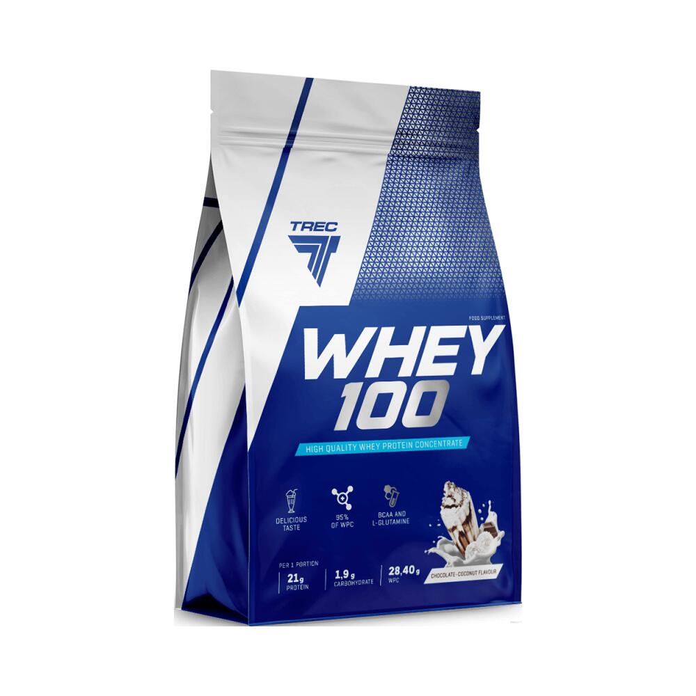 Trec Nutrition - Trec Nutrition Whey 100 (900g) Chocolate Coconut - Protéines - Whey Protéine - Decathlon