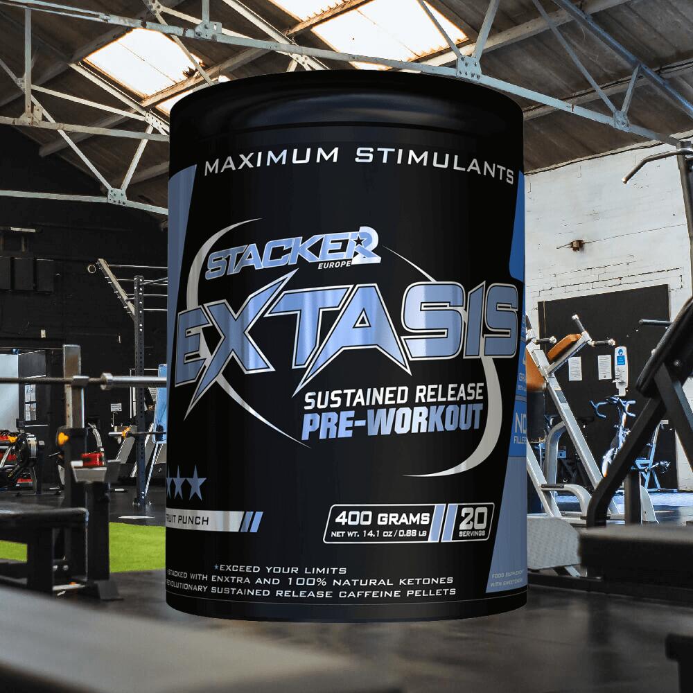 Stacker2 Extasis (20 serv) Fruit Punch - Pre-Workout - Pre-Workout Booster 2/4