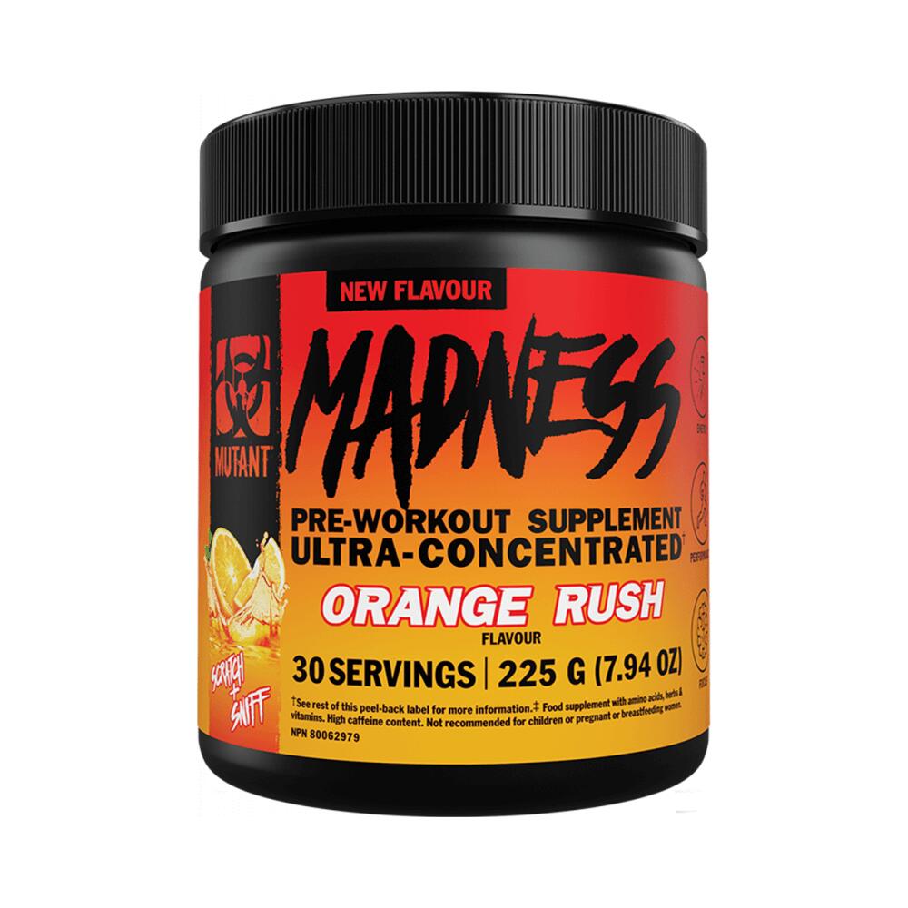 MUTANT Mutant Mutant Madness (30 serv) Orange Rush - Pre-allenamento