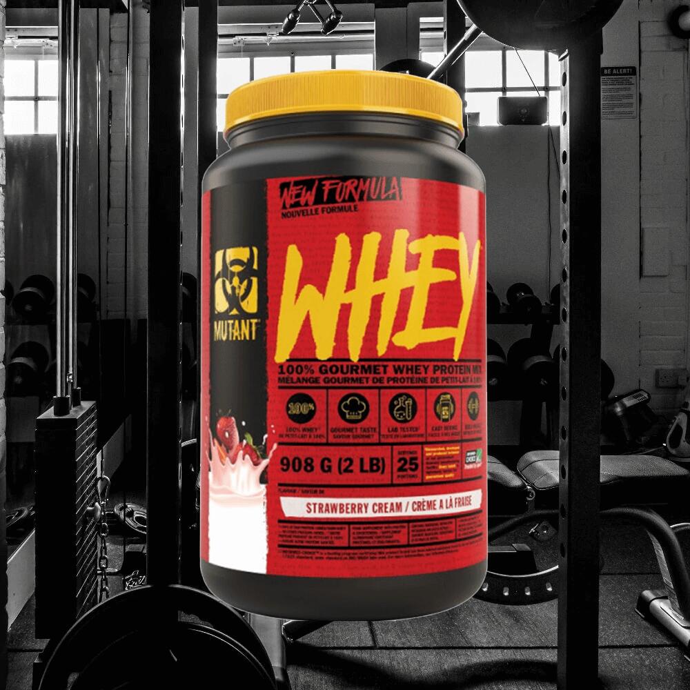Mutant Mutant Whey (2lbs) Strawberry Cream - Proteine 2/3