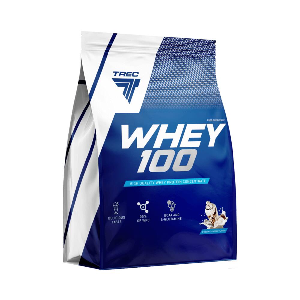 Trec Nutrition - Trec Nutrition Whey 100 (2275g) Chocolate Coconut - Protéines - Whey Protéine - Decathlon