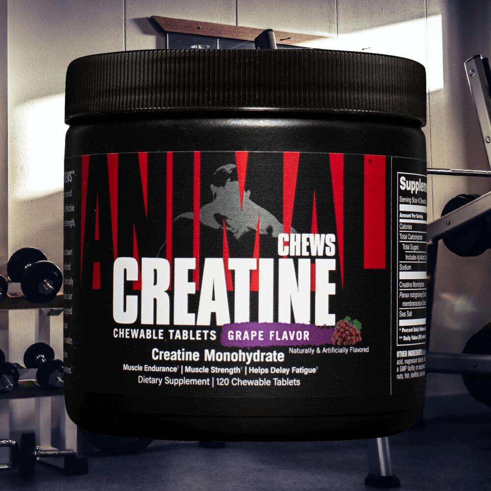 Universal Nutrition Animal Creatine Chews (120) Grape - Creatine 2/3